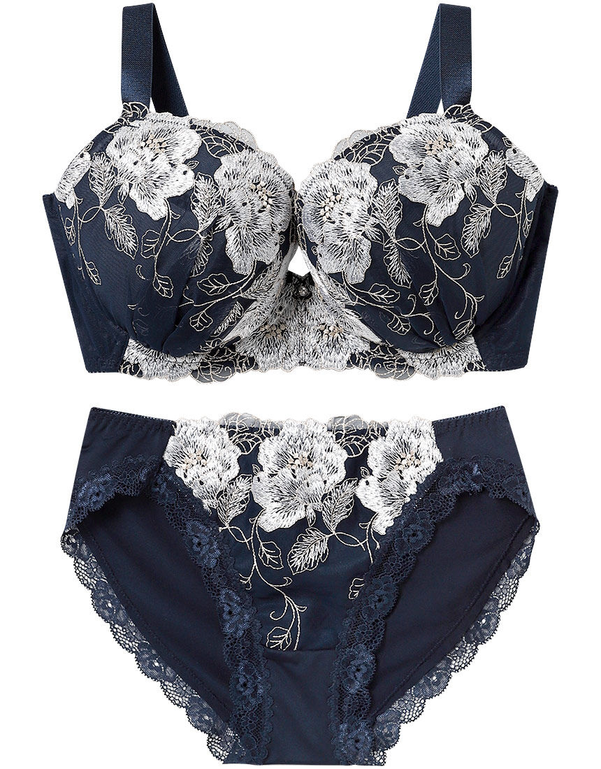 Lingè Noël ランジェノエル 美胸脇高 グラマーサイズ ブラ＆ショーツ