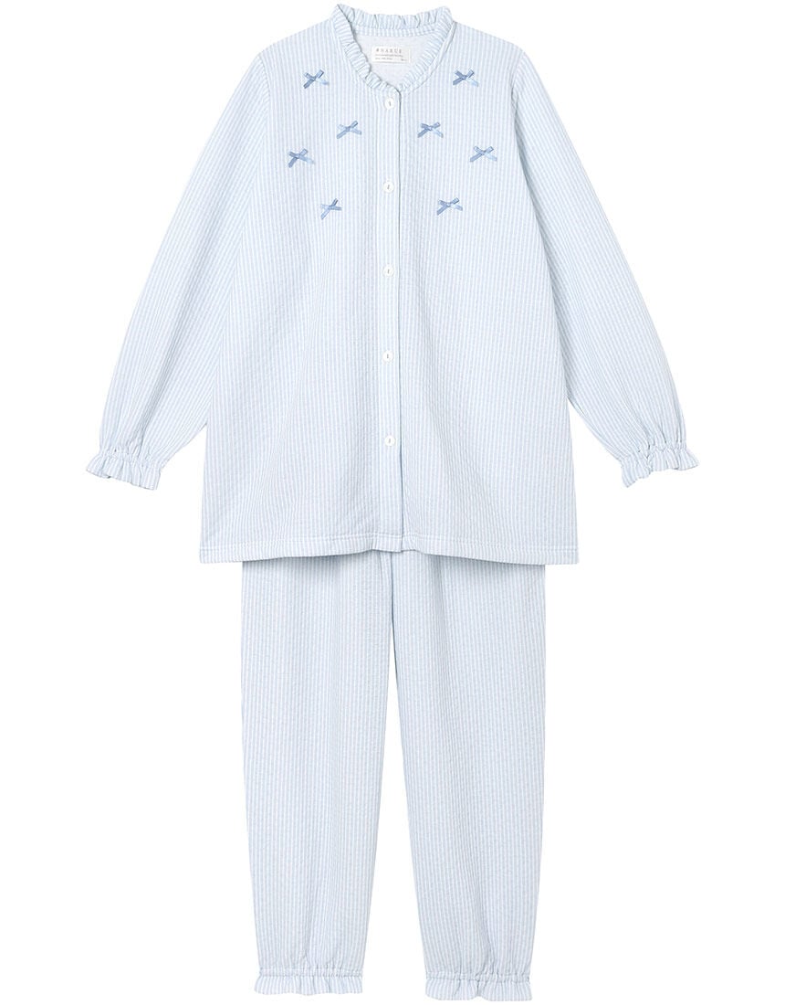 Lingè Noël ランジェノエル 接結ストライプ パジャマ NZL619｜ワコール