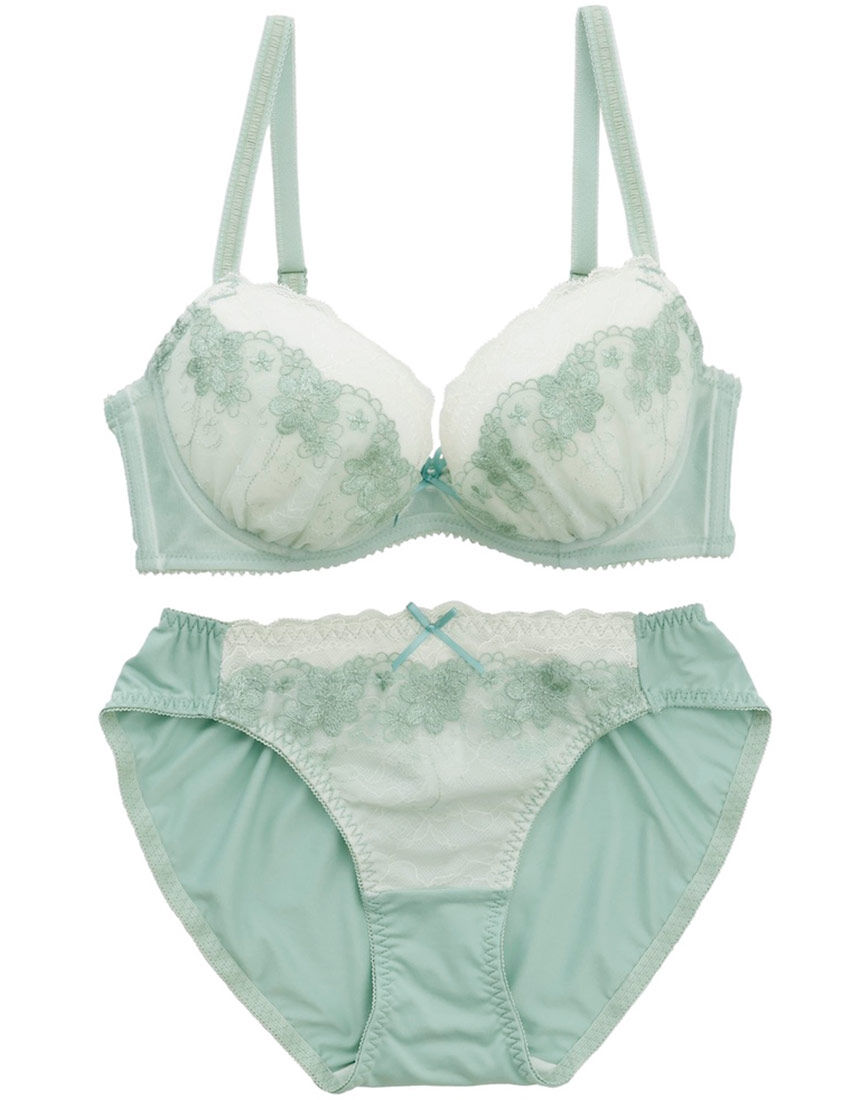 Lingè Noël ランジェノエル フラワーチュールシアーレース ブラ