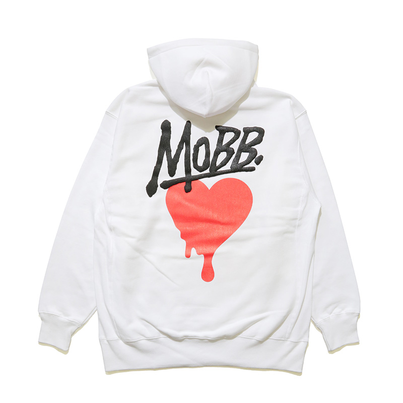 HEART DRIP HOODIE -WHITE- | WALKIN STORE WEB SHOP