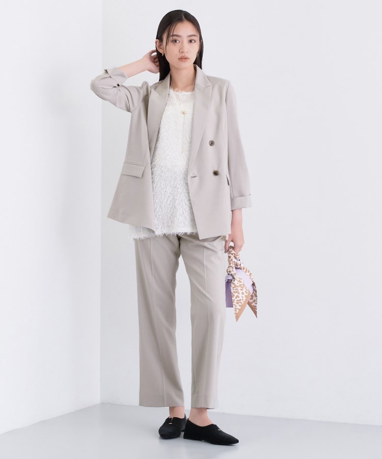 UVケア】ライトスリムストレートパンツ（フルレングスパンツ