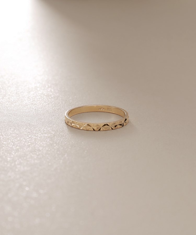 K10カットワーク極光太 リング（リング） | COCOSHNIK（ココシュニック