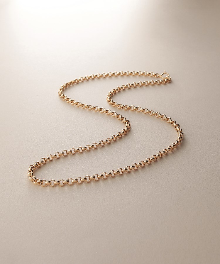 K18中空ハーフラウンド ネックレス（ネックレス） | COCOSHNIK