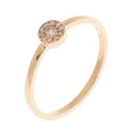 K10ラウンドダイヤ×メレダイヤ リング（リング） | COCOSHNIK