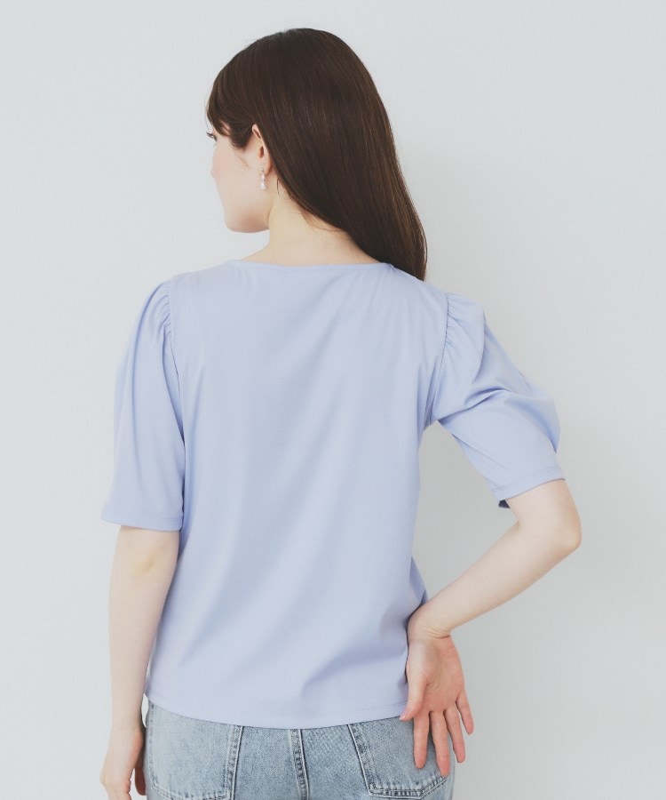 フロントパール調タックパフトップス【UV/接触冷感/洗濯機洗い可