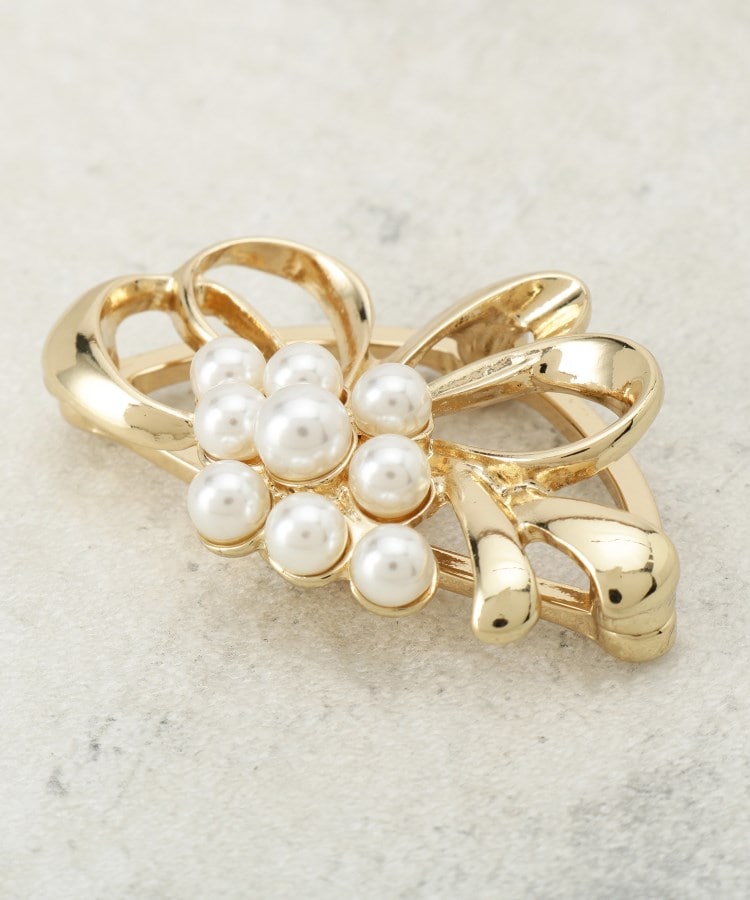 入卒/セレモニー】リボンモチーフマグネットブローチ（ブローチ