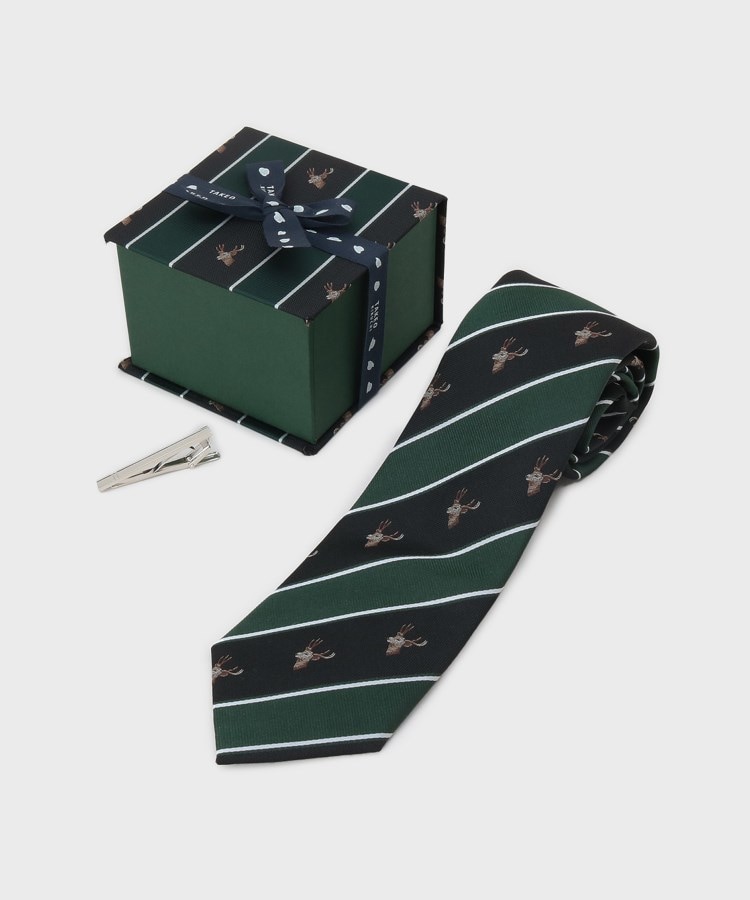 クラシッククレスト ネクタイ＆ピンBOXセット（ネクタイ） | TAKEO