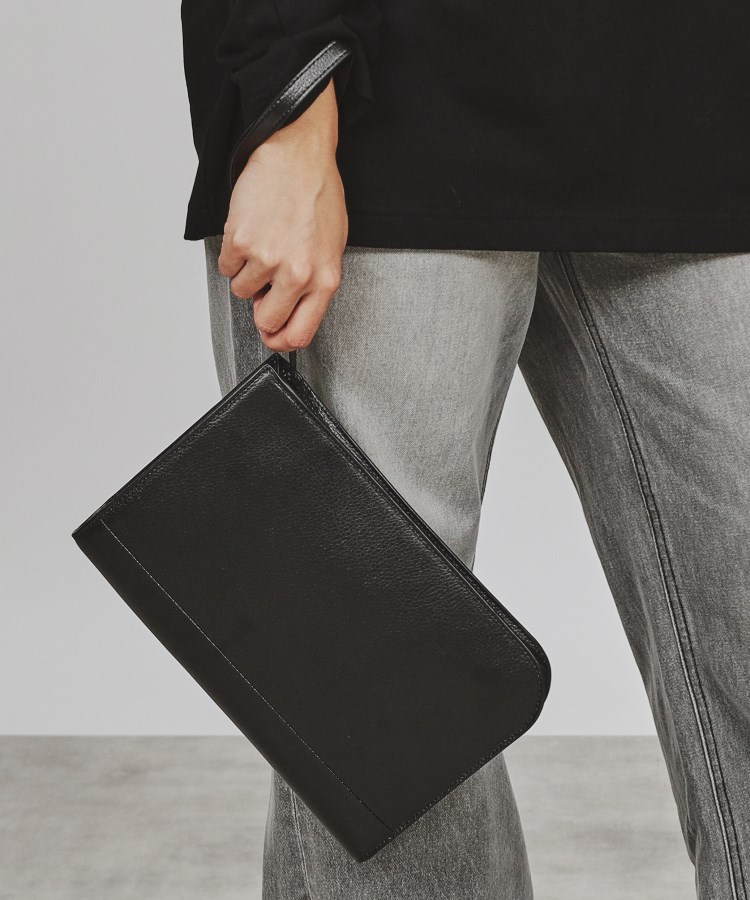 冠婚葬祭OK】リアルレザークラッチバッグ（クラッチバッグ） | tk