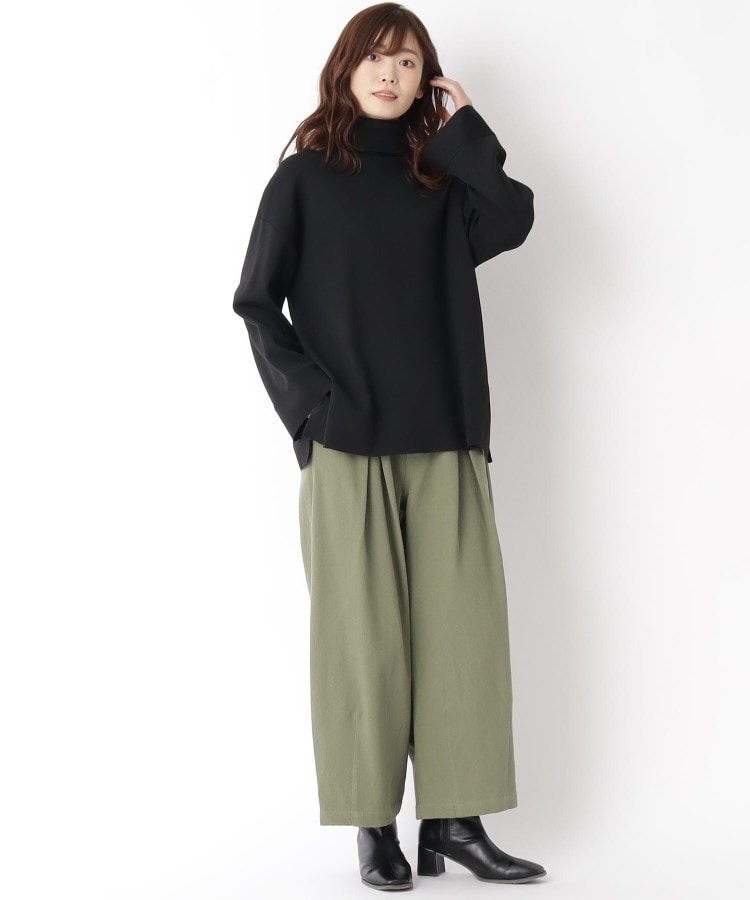 タートルワイドスリーブニット（ニット/セーター） | ZAMPA（ザンパ
