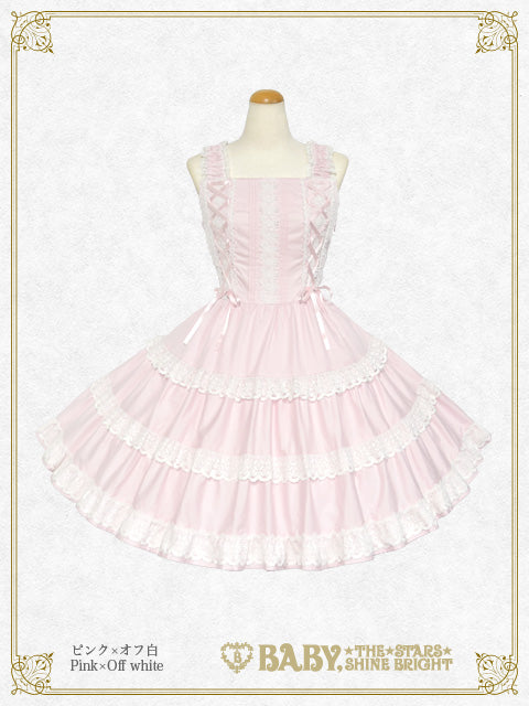 ミルフィーユジャンパースカート（綿サテン） – BABY, THE STARS SHINE