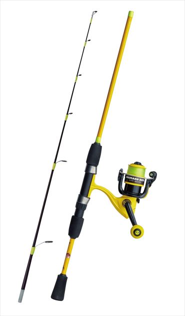 がまかつ パックロッドセット UK8017 うきまろッド&リールブラクリ 1.1
