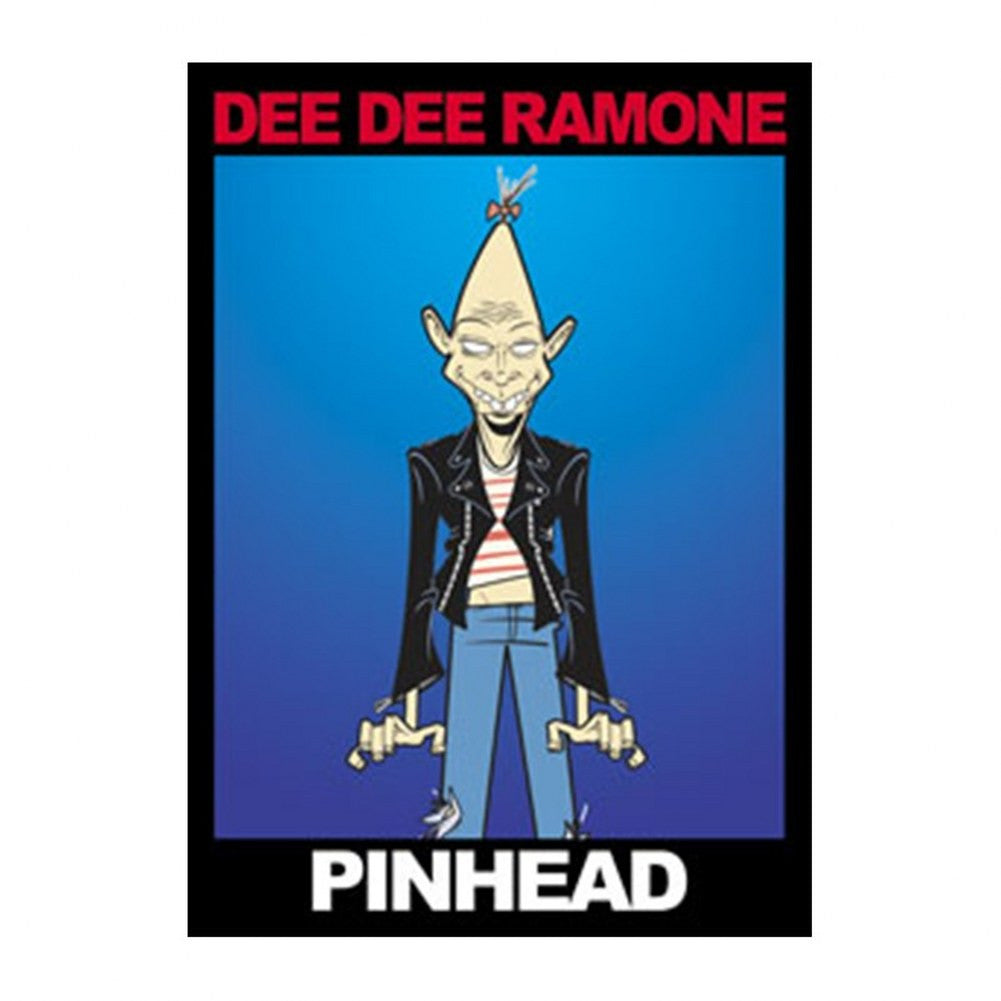 Dee Dee Ramone Pinhead Magnet | Dee Dee Ramone