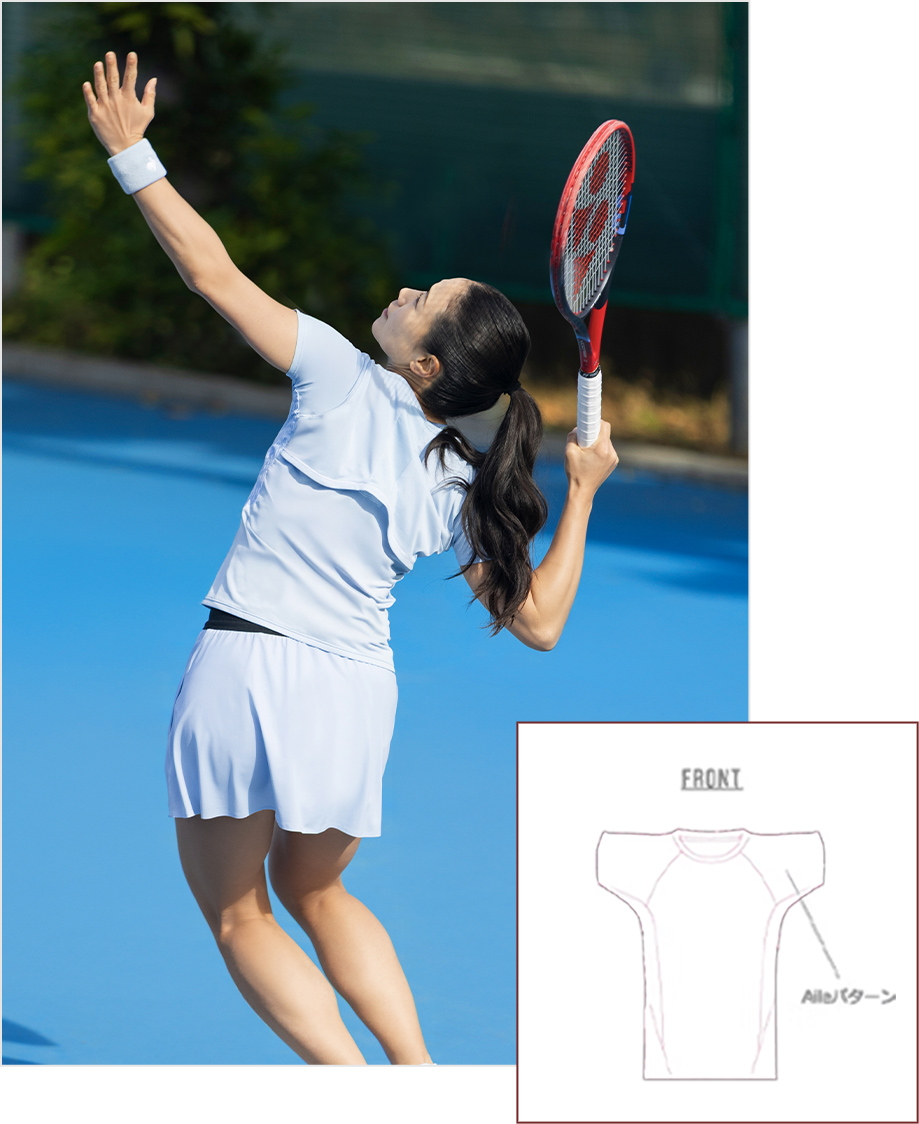 日比野菜緒選手、島袋将選手着用テニスウェア | ルコックスポルティフ