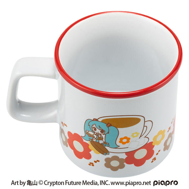 初音ミク マグカップ (初音ミク Art by 亀山 カフェ) – GRAPHT