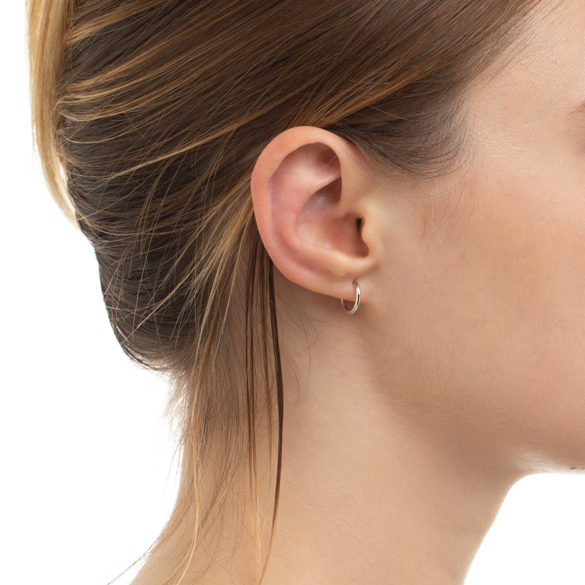 K18 MANHATTAN フープ ピアス Mサイズ