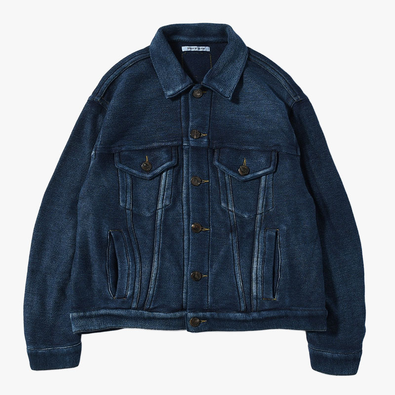 3RD TYPE WASHED KNIT JACKET -2.COLOR- | IN ONLINE STORE