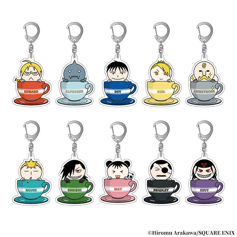 鋼の錬金術師」トレーディングアクリルキーホルダー（CAFE