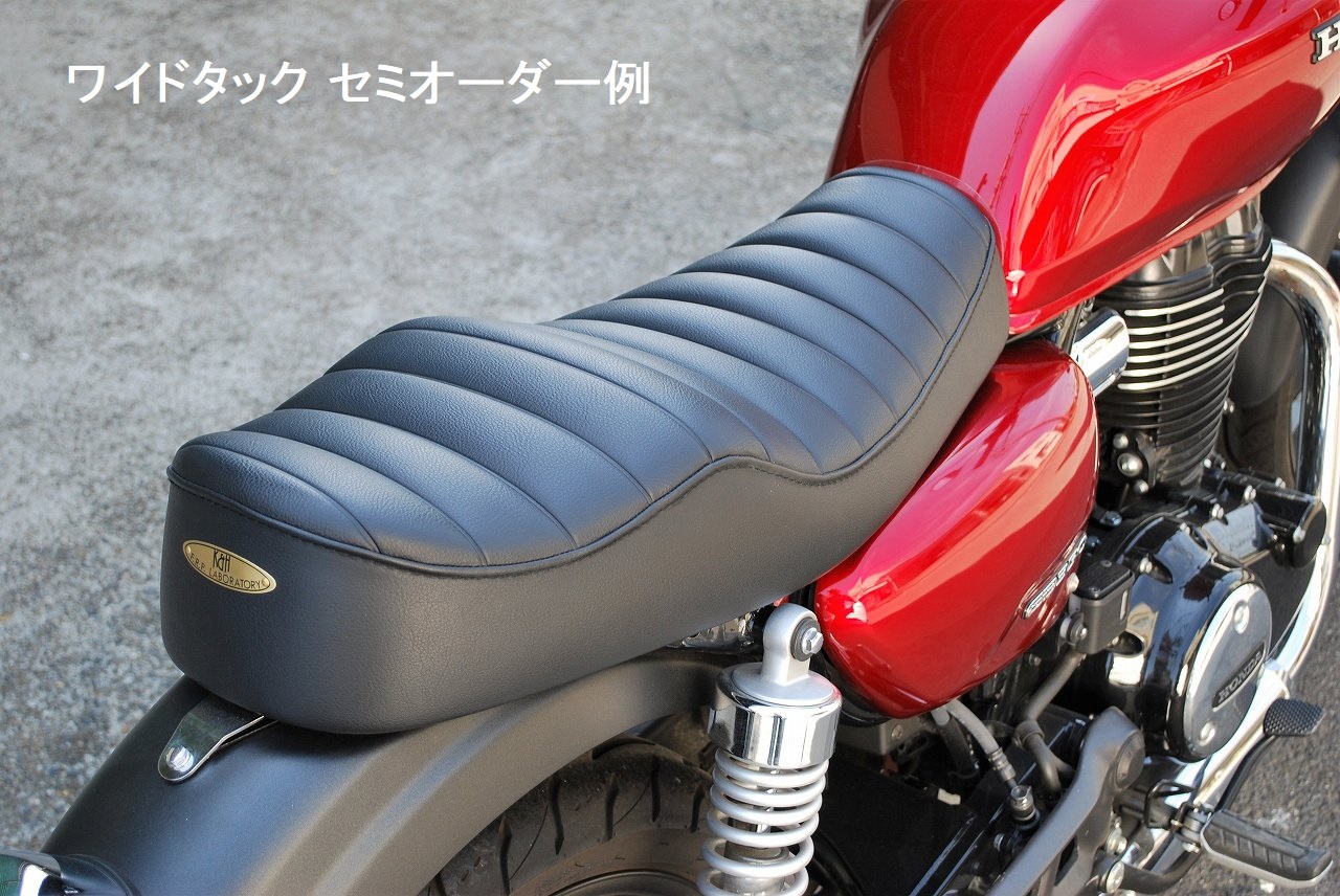 GB350 段付きシート Aステッチ｜K＆H