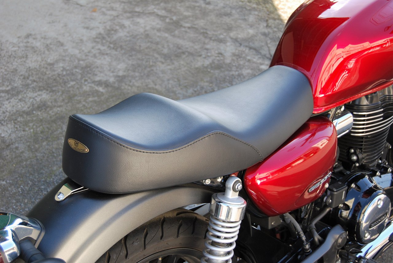 GB350 段付きシート Bステッチ｜K＆H