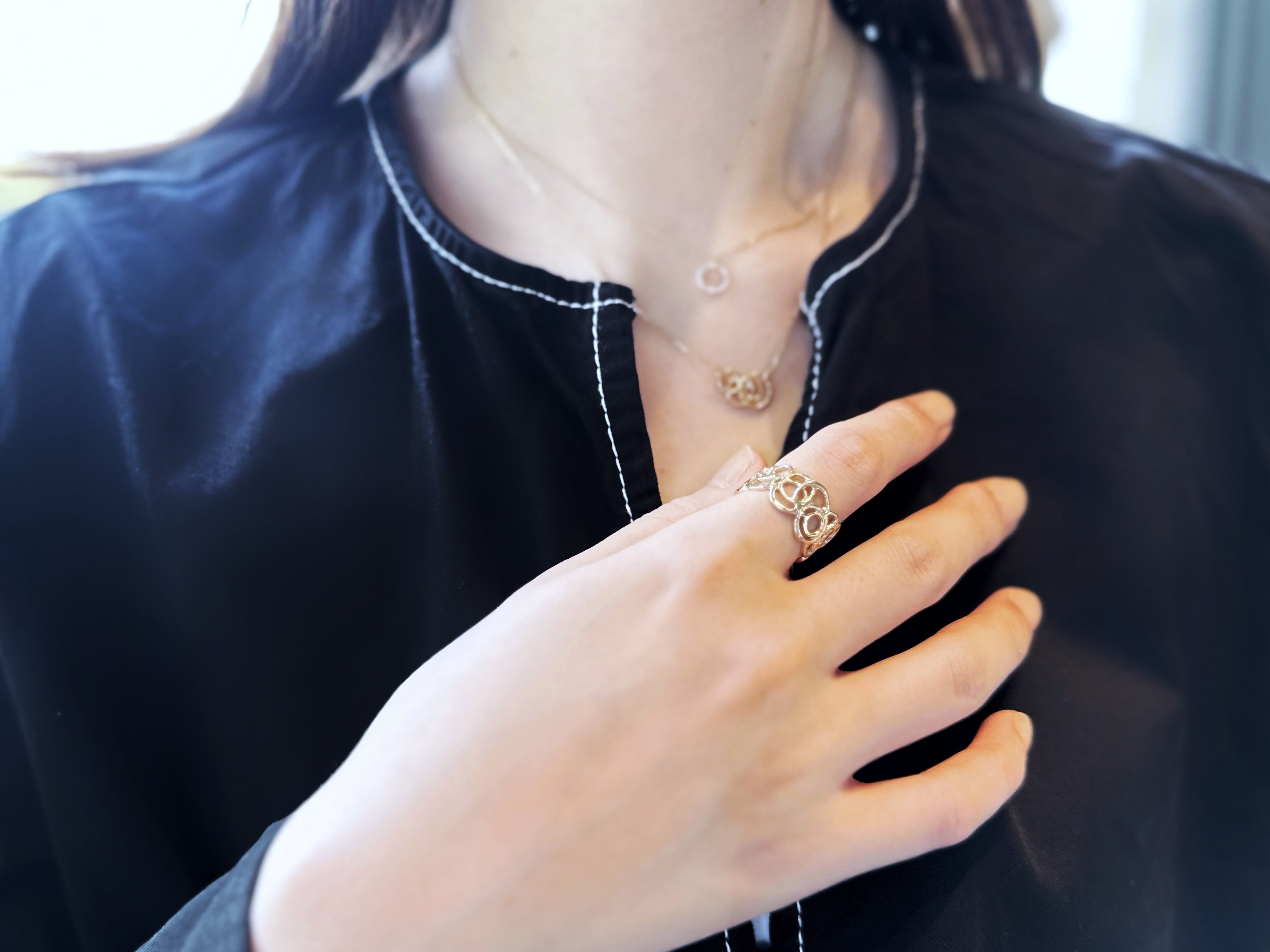 KAORU(カオル)公式｜スパングルリングS 10金ピンクゴールド – KAORU