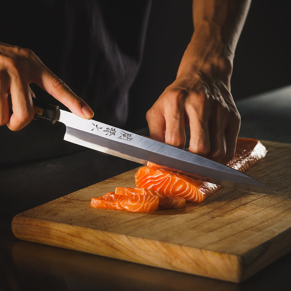 関孫六 青紙鋼（青紙2号） 柳刃 240mm: キッチン用品｜貝印公式