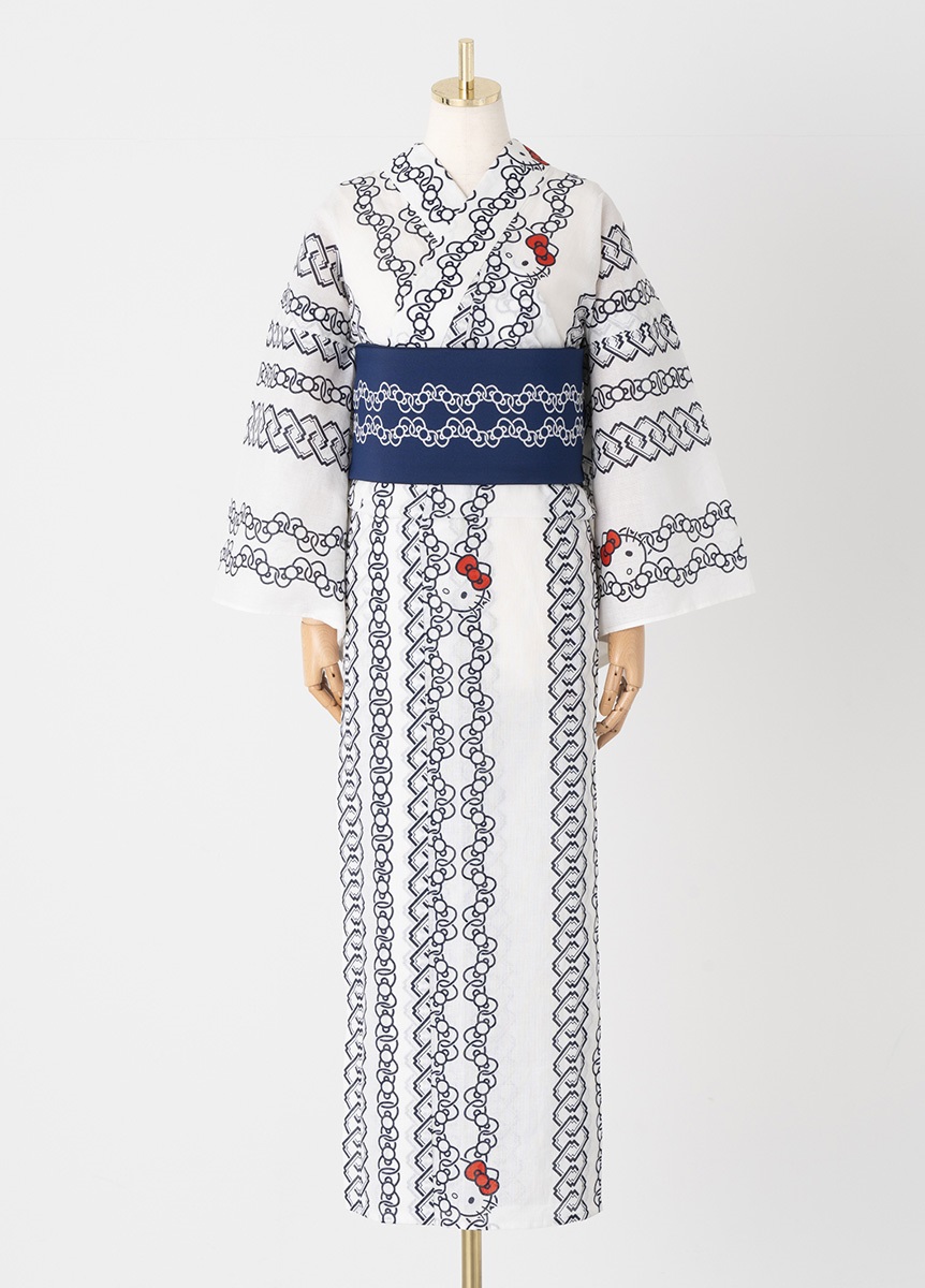 ゆかた ハローキティりぼんつなぎ（お仕立て商品） | 浴衣 | やまと