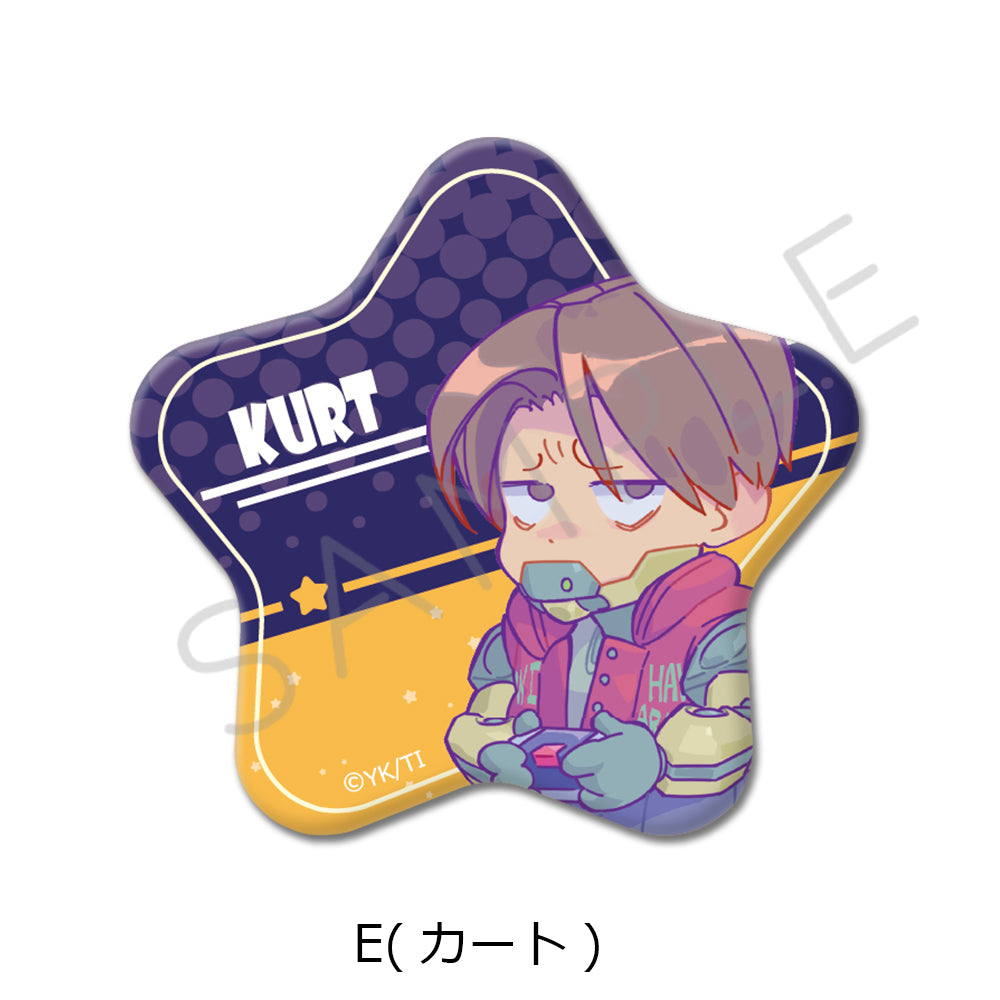 アニメ『銀河特急 ミルキー☆サブウェイ』 星形缶バッジ – MENEGI