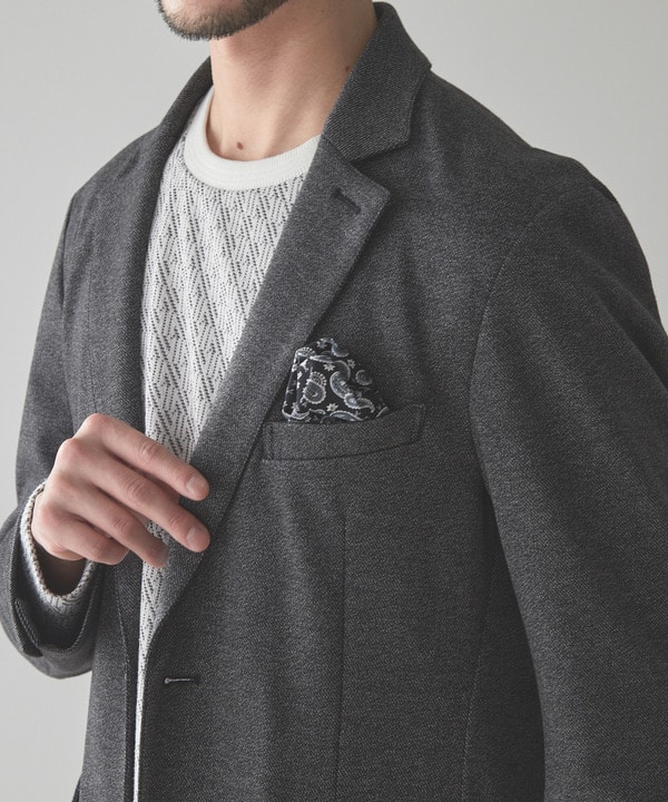 セットアップ着用可】 トップカルゼジャージーテーラードジャケット