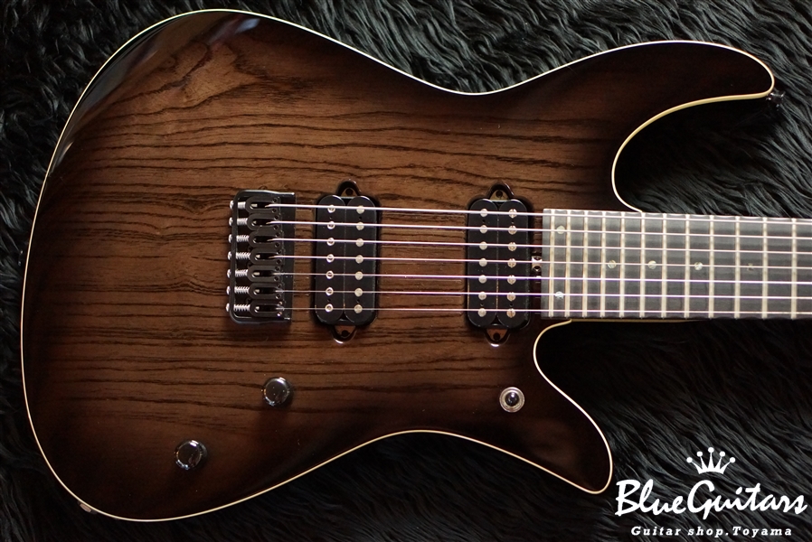 Crews Maniac Sound solution R7 Ash - Black Burst | Blue Guitars