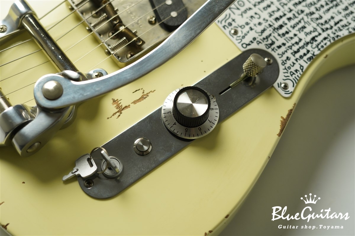 Addictone custom guitars DURAN Signature Telecaster - Aged White