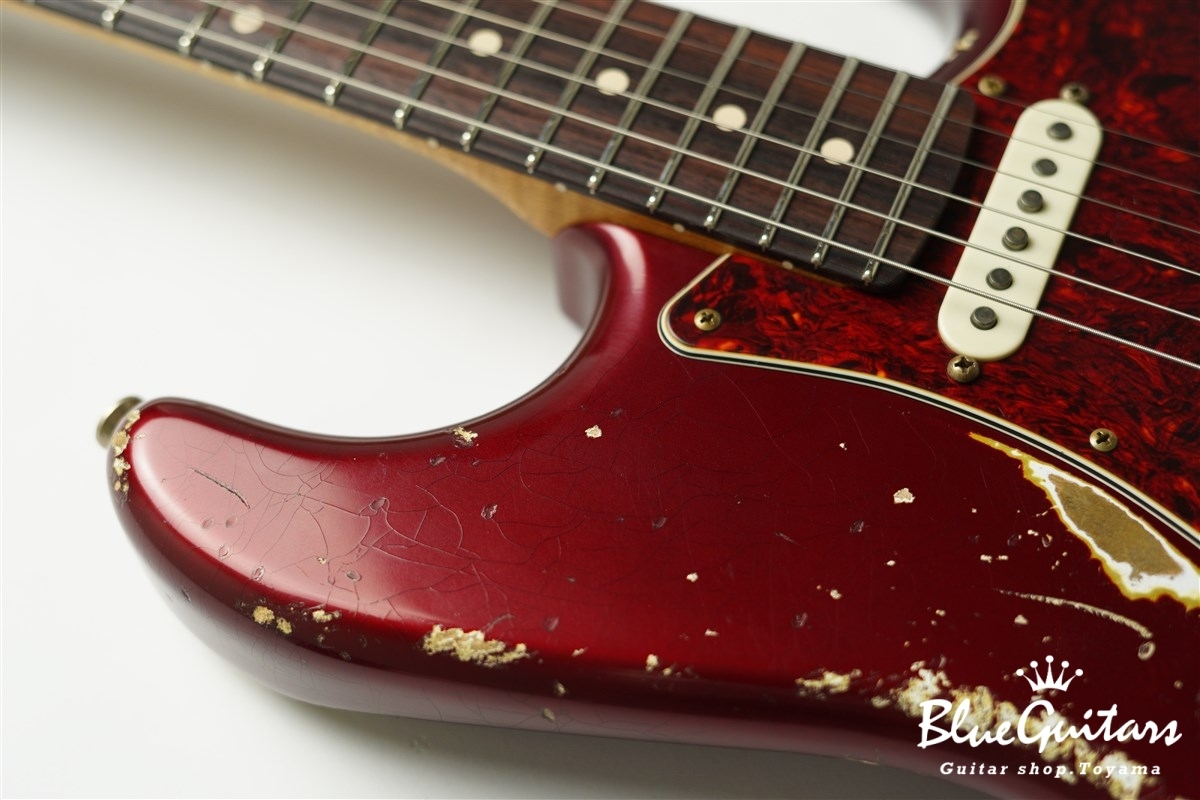 Xotic XSC-2 - Dark Candy Apple Red Heavy Aged / Alder / RM-R #3302