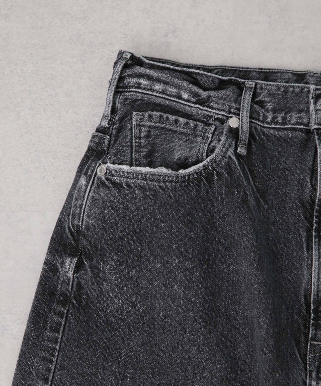 upper hights / THE GARNET ハイライズ ワイド テーパード デニム