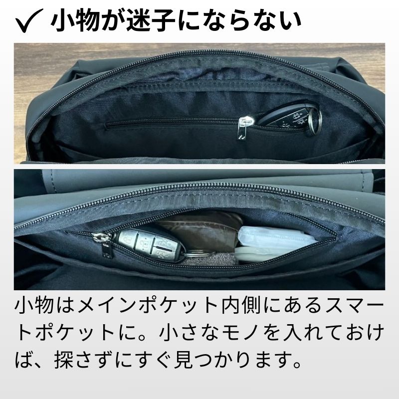 ミニマルに働く人のためのワーカーズボディバッグ「QUICK PACK 13