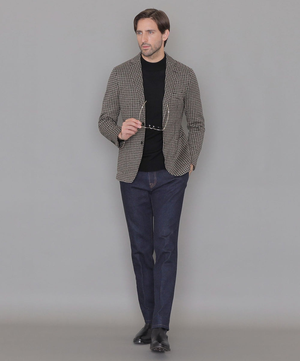 FLEX JERSEY】【ROMA/ローマ】ハウンドトゥースジャケット(ジャケット