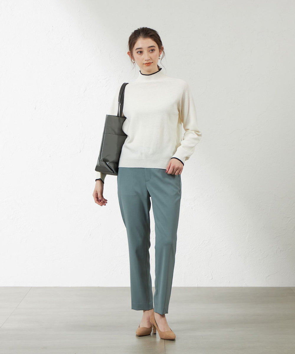 WEB限定色】バイカラーミドルウールニット(トップス)｜AMACA(アマカ)の