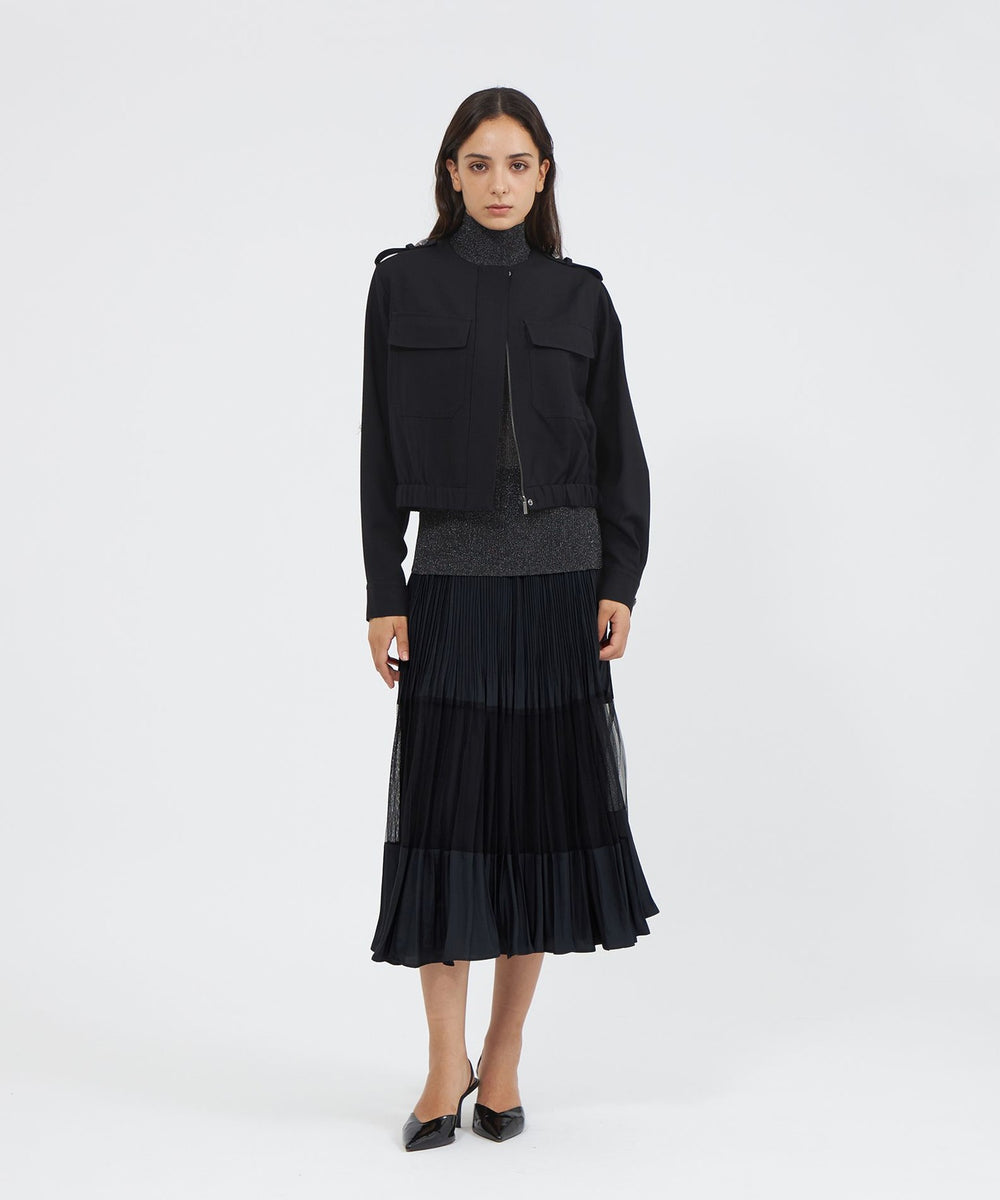 シアーラメ ハイネックニット(トップス)｜EPOCA(エポカ)のファッション