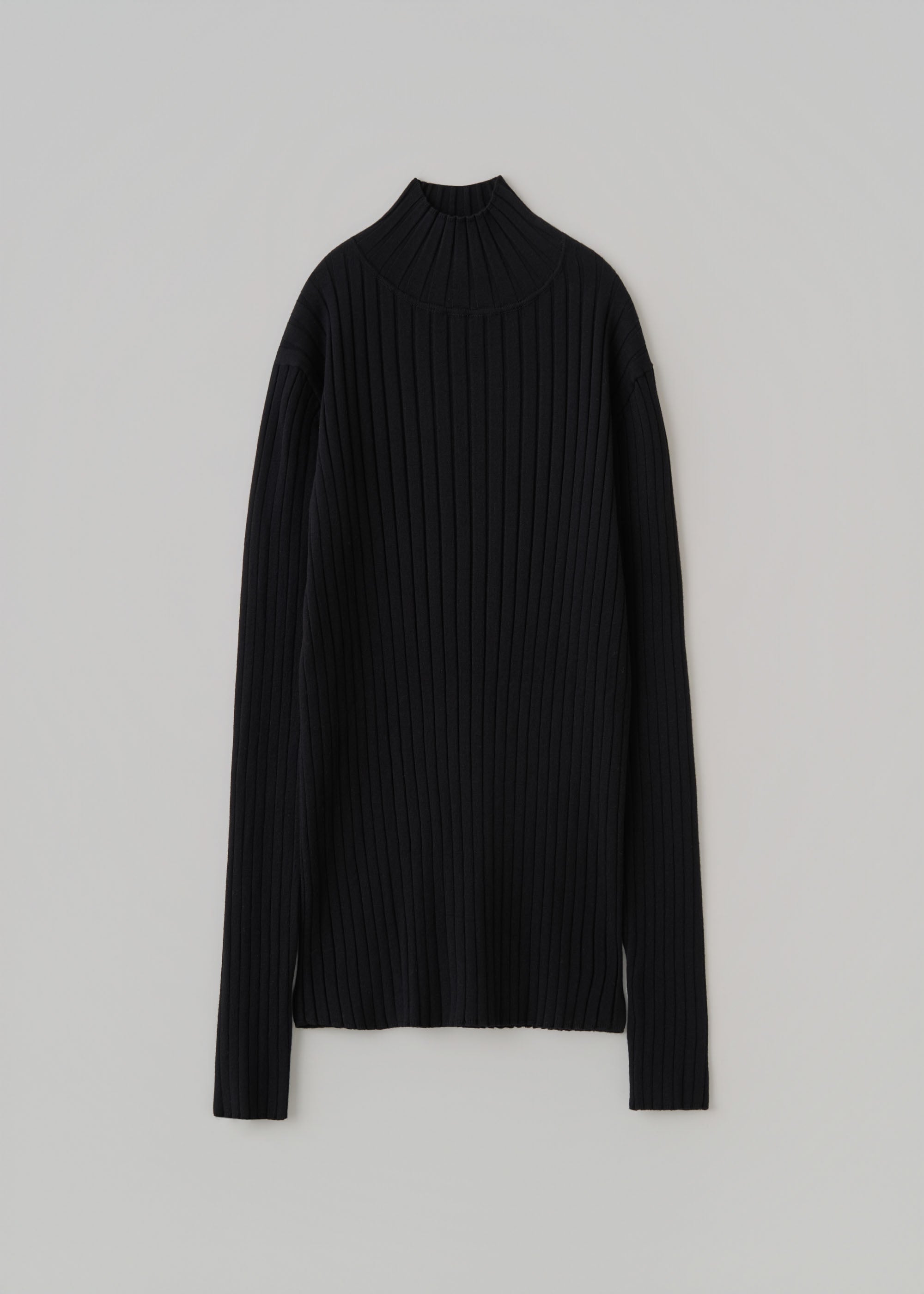 ワイドリブタートルネックニット - SOÉJU online store｜上質な大人の