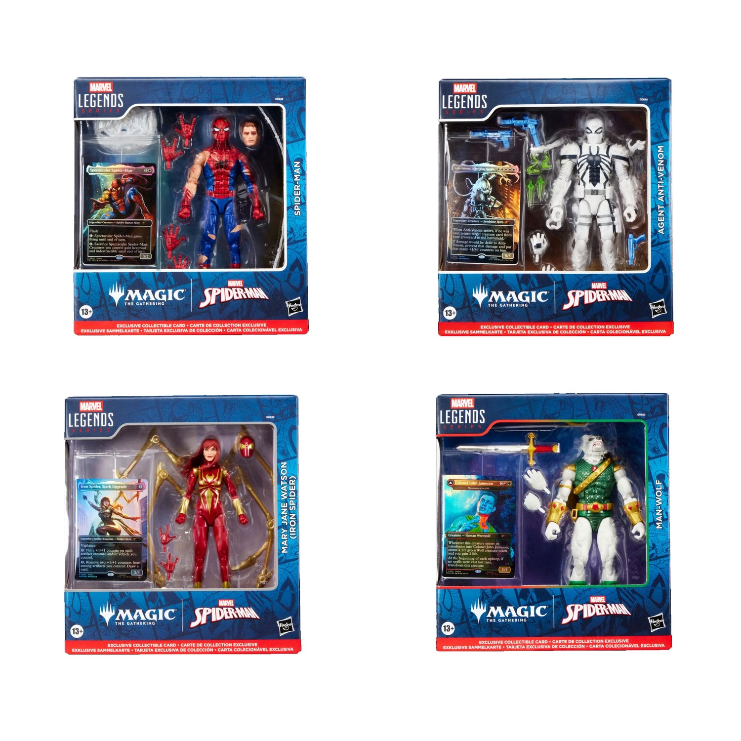 Marvel Legends x Magic: The Gathering - Complete Set of 4 Figures