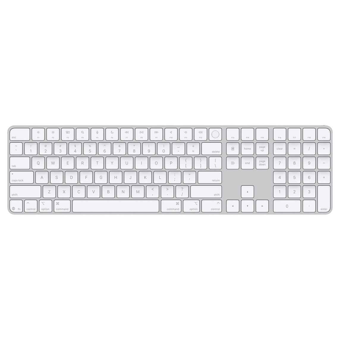 Appleシリコン搭載Macモデル用Touch ID搭載Magic Keyboard（テンキー