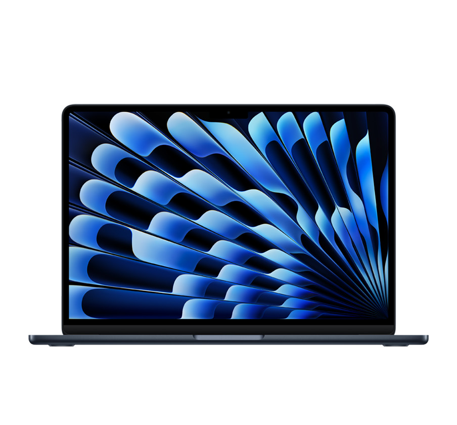 MacBook Air、13インチ、M4チップ、10コアCPU、8コアGPU、ミッドナイト