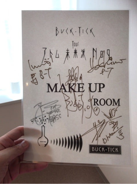 BUCK-TICK メンバー全員直筆サインプレート | ジョジョの奇妙な冒険