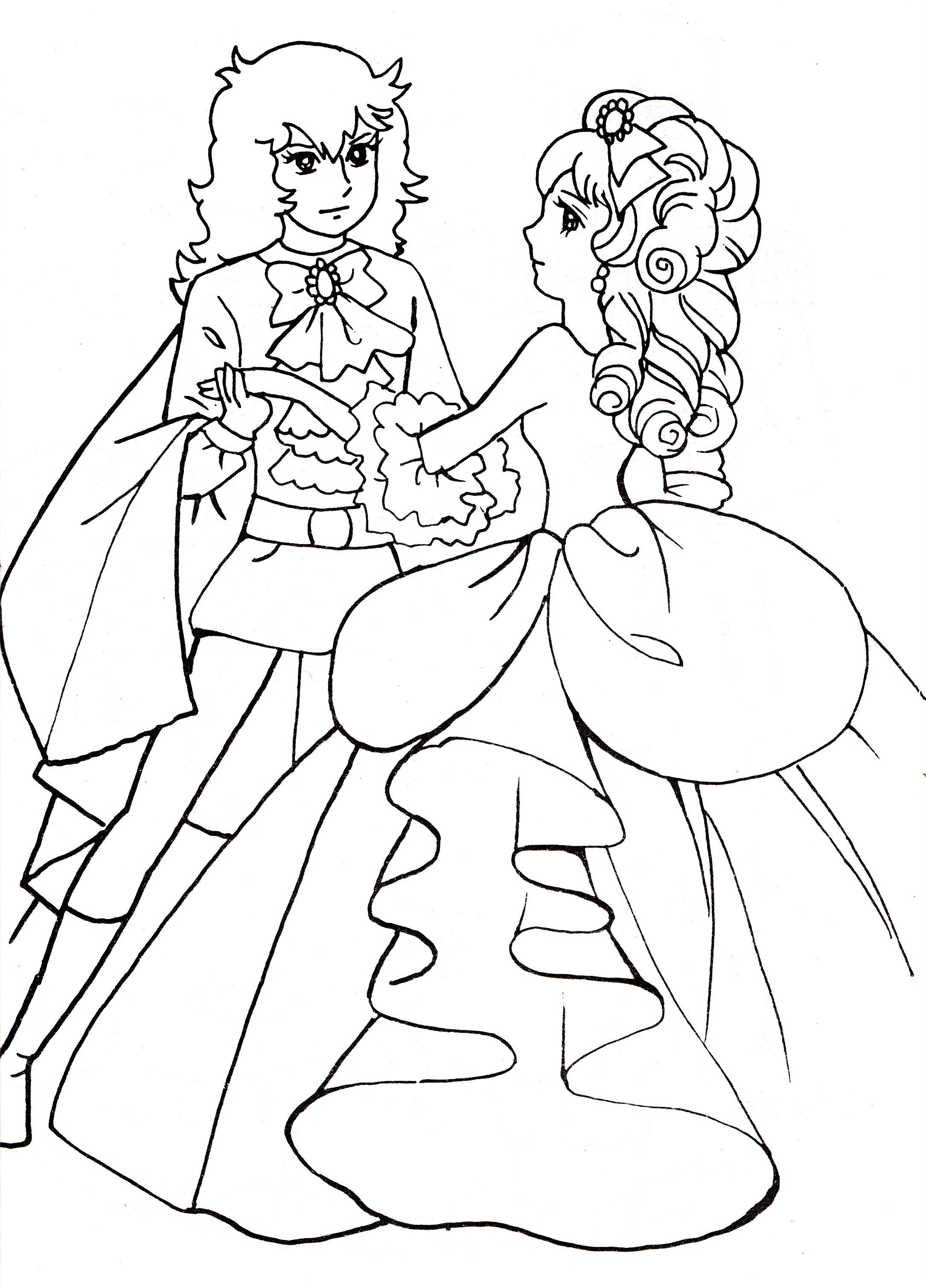 昭和レトロ☆ベルばらぬりえ（パチもん） | まんがぶつ ～80年代・90