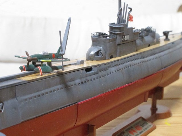 童友社 自動浮沈1／300 伊401製作～進水式、完成④ | DREAM FACTORY