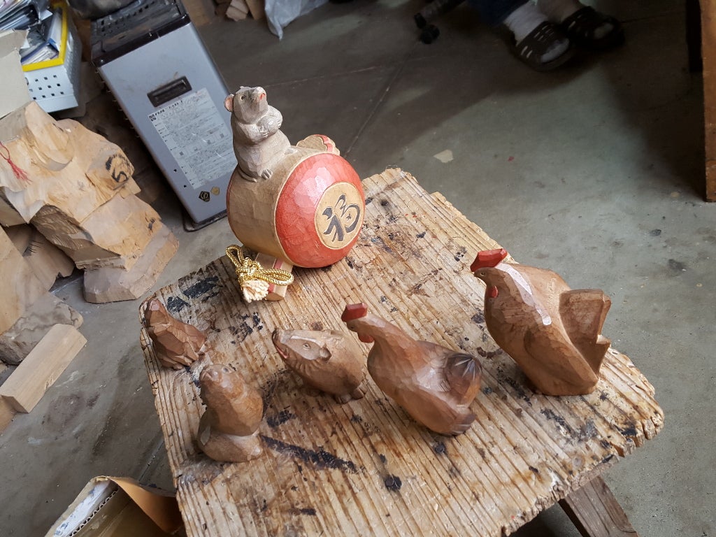 石田えいじさんの作品 | kenの木彫とふるさと大屋のブログ