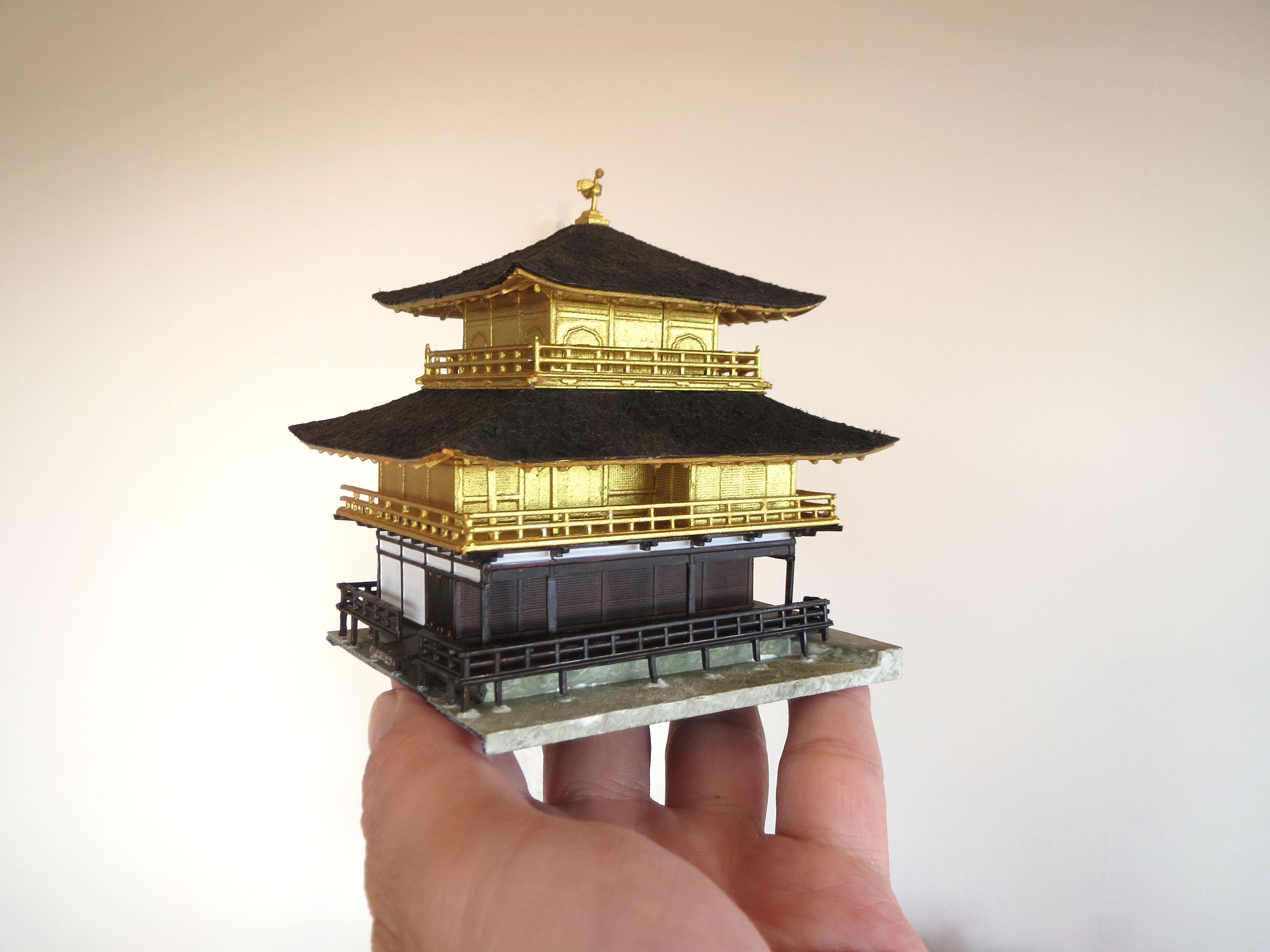金閣寺と幻の天鏡閣ジオラマ1/150完成 | Kyotoから創造するARTBOX45°