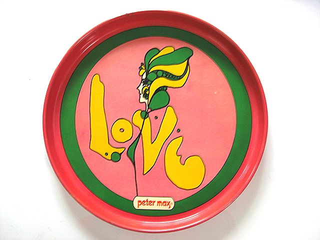 Peter Max ピーターマックスLOVE ワッペンUSA製ビンテージ