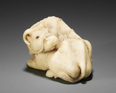 根付の贋作VS本物♪♪～十二支・牛・兎、懐玉齋正次シリーズ