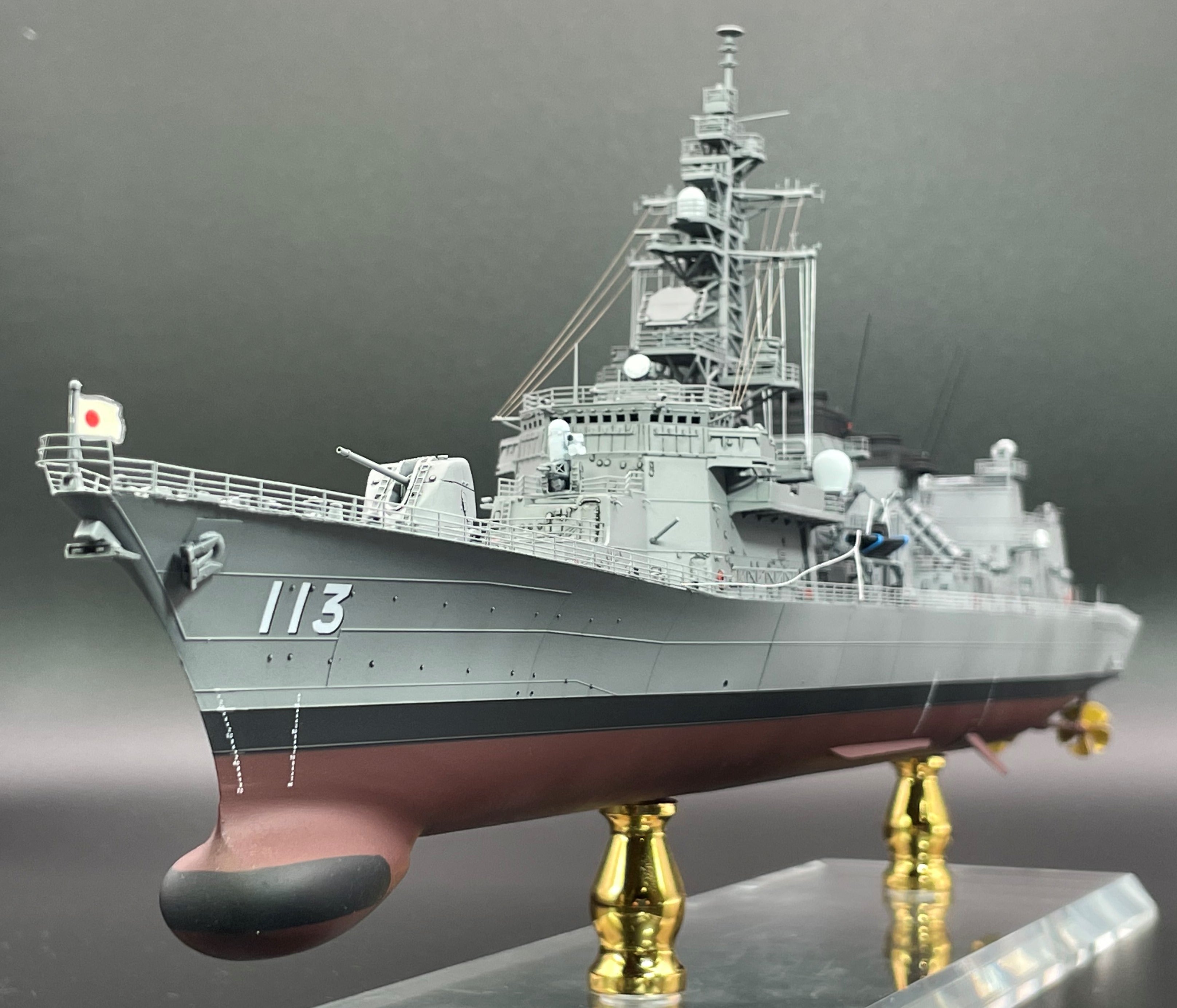 ピットロード 1/350 DD113 さざなみ #10 完成 | kingmanの趣味ログ