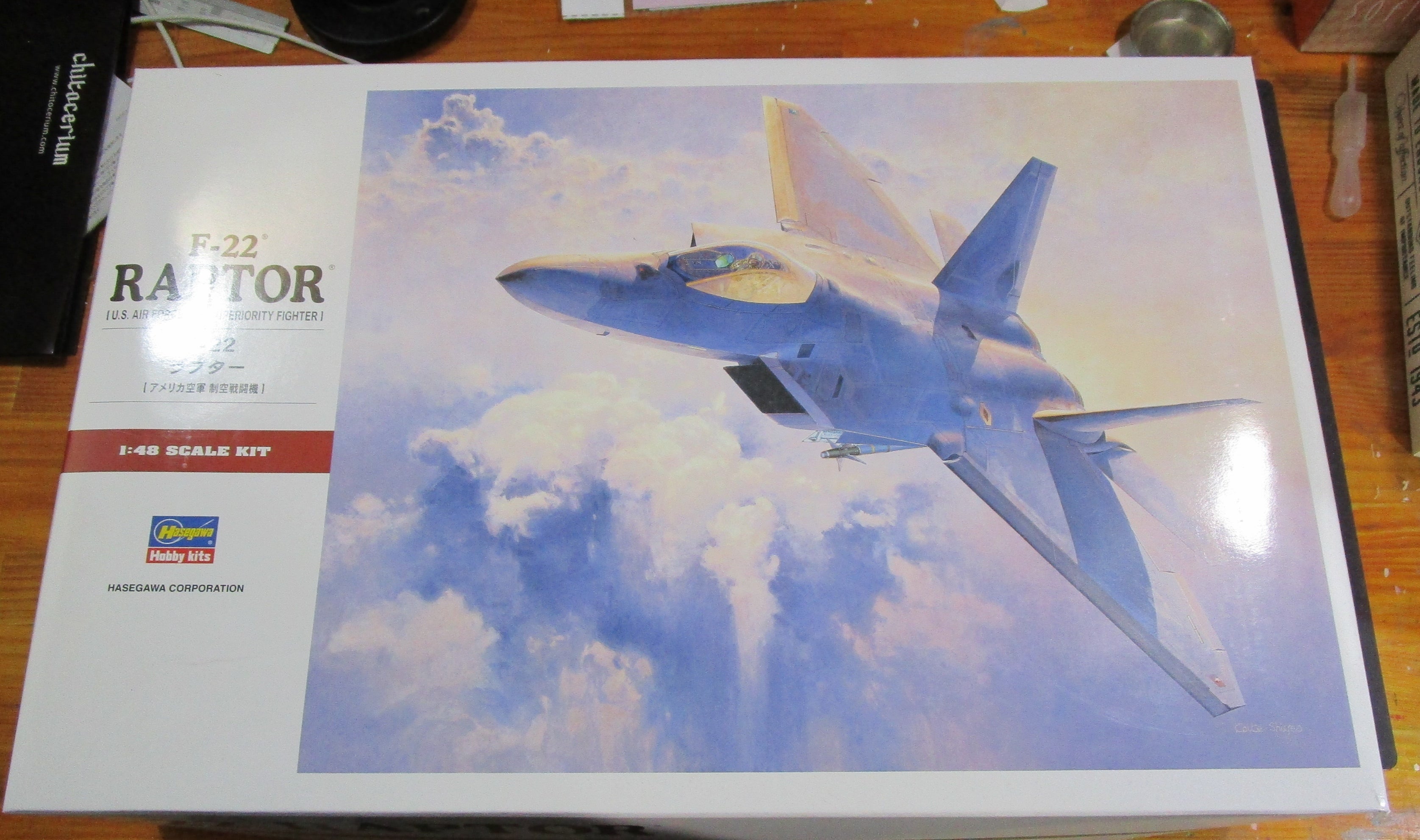 ハセガワ 1/48 F22ラプター 製作記1 | あいかわらずなオイラ