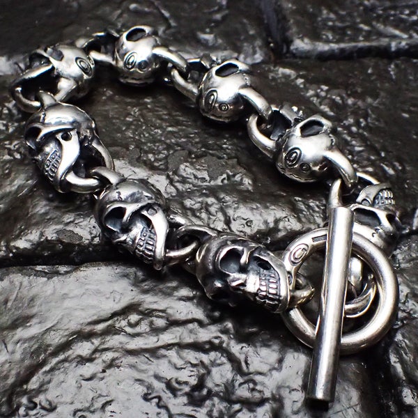 GABORATORY(ガボラトリー)逆転8スカルブレスレット | アクセサリー